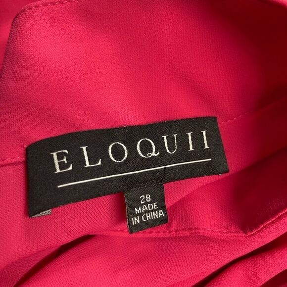 ELOQUII Sheer Tunic Top Pink Size 28Machine Wash 100% Polyester New without tags - Picture 8 of 12
